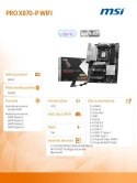Płyta główna MSI PRO X870-P WIFI AM5 DDR5 ATX do Ryzen 9000 z Wi-Fi 7