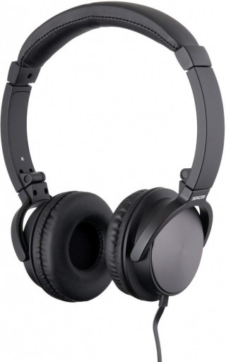 Słuchawki Sencor SEP 433 stereo przewodowe z mikrofonem 1 2m czarne