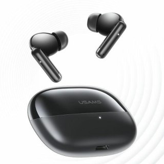 Słuchawki bluetooth 5.3 USAMS IF27 TWS czarne dynamiczny dźwięk 20h