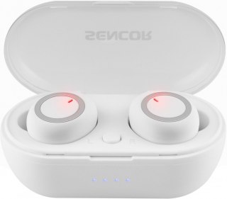 Słuchawki Bluetooth Sencor SEP 510BT WH TWS z wysoką jakością dźwięku
