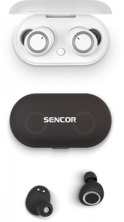 Słuchawki Bluetooth Sencor SEP 510BT WH TWS z wysoką jakością dźwięku