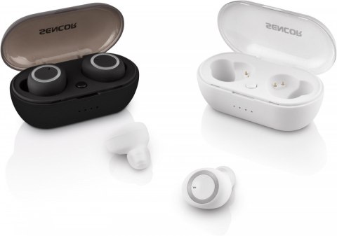 Słuchawki Bluetooth Sencor SEP 510BT WH TWS z wysoką jakością dźwięku