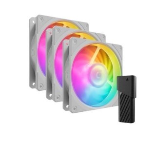 Zestaw wentylatorów Cooler Master Mobius 120P ARGB 3-pak biały wydajny