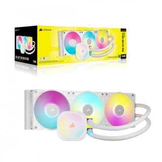 Chłodzenie cieczą Corsair iCUE LINK TITAN 360 RX RGB AIO biały wydajny