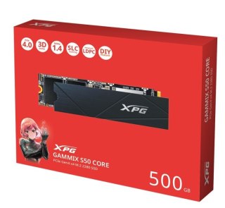 Dysk SSD Adata XPG GAMMIX S50 CORE 500GB PCIe 4x4 szybki wydajny