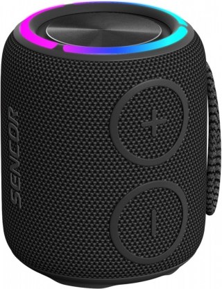 Głośnik bluetooth SENCOR SIRIUS 2 MINI czarny 16W wodoodporny TWS LED