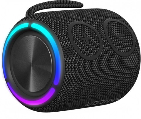 Głośnik bluetooth SENCOR SIRIUS 2 MINI czarny 16W wodoodporny TWS LED