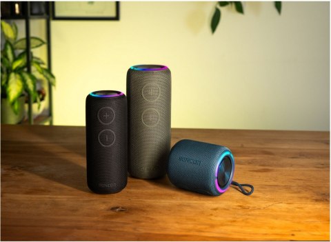 Głośnik bluetooth SENCOR SIRIUS 2 MINI czarny 16W wodoodporny TWS LED