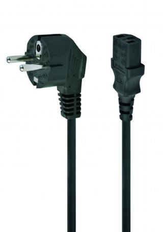 Kabel zasilający C13 1m czarny do urządzeń zasilających