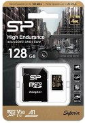 Karta pamięci microSDXC Silicon Power 128GB V30 UHS-1 U3 A1 High Endurance
