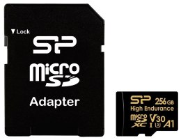 Karta pamięci microSDXC High Endurance 256GB V30 UHS-1 U3 A1 z adapterem
