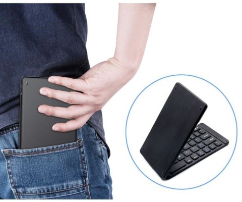 Klawiatura bezprzewodowa Techly BT 3.0 składana mobilna