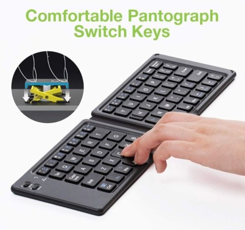 Klawiatura bezprzewodowa Techly BT 3.0 składana mobilna