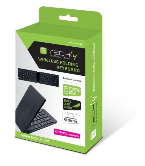 Klawiatura bezprzewodowa Techly BT 3.0 składana mobilna