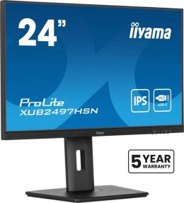 Monitor IIYAMA ProLite XUB2497HSN-B2 24 IPS z USB-C Dock HDMI