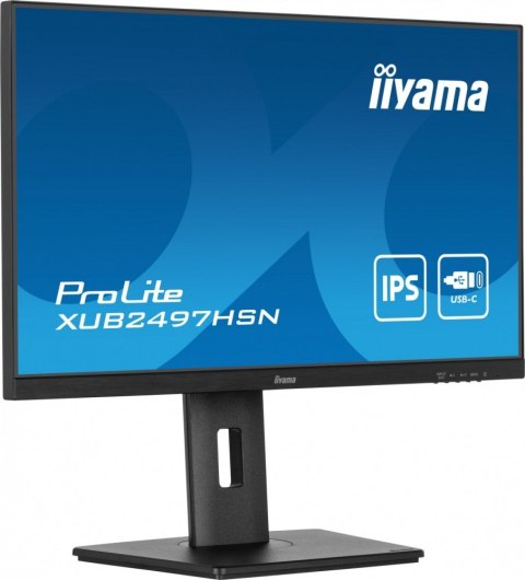 Monitor IIYAMA ProLite XUB2497HSN-B2 24 IPS z USB-C Dock HDMI