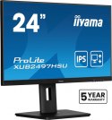 Monitor IIYAMA ProLite XUB2497HSU-B2 24 IPS FHD regulowany ergonomicznym