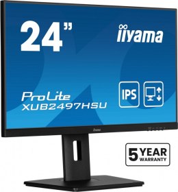 Monitor IIYAMA ProLite XUB2497HSU-B2 24 IPS FHD regulowany ergonomicznym