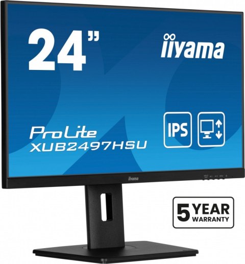 Monitor IIYAMA ProLite XUB2497HSU-B2 24 IPS FHD regulowany ergonomicznym