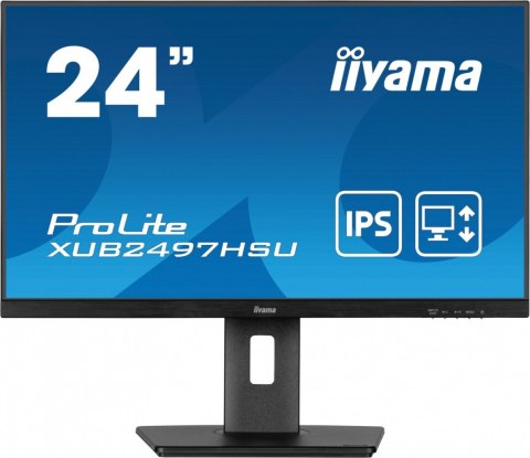 Monitor IIYAMA ProLite XUB2497HSU-B2 24 IPS FHD regulowany ergonomicznym