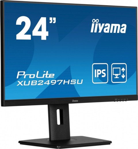 Monitor IIYAMA ProLite XUB2497HSU-B2 24 IPS FHD regulowany ergonomicznym