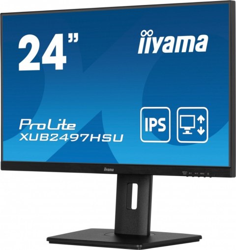 Monitor IIYAMA ProLite XUB2497HSU-B2 24 IPS FHD regulowany ergonomicznym
