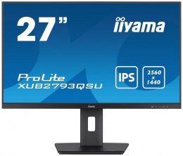 Monitor IIYAMA ProLite XUB2793QSU-B7 27 QHD IPS 100Hz z regulacją wysokości