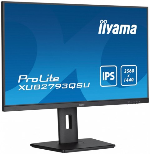 Monitor IIYAMA ProLite XUB2793QSU-B7 27 QHD IPS 100Hz z regulacją wysokości