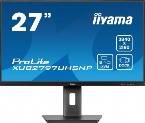 Monitor IIYAMA XUB2797UHSNP-B1 27 4K IPS z USB-C Pivot HAS