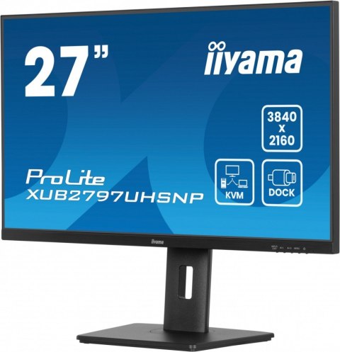 Monitor IIYAMA XUB2797UHSNP-B1 27 4K IPS z USB-C Pivot HAS