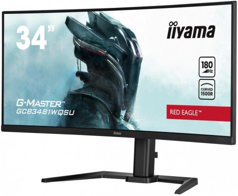 Monitor IIYAMA G-MASTER GCB3481WQSU-B1 34 cale zakrzywiony VA 180Hz FreeSync