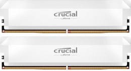Pamięć DDR5 Crucial Pro OC 32GB 6400MHz CL38 biała z radiatorem