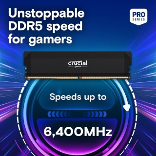 Pamięć Crucial DDR5 Pro OC 32GB 6400MHz CL38 zestaw 2x16GB z radiatorem