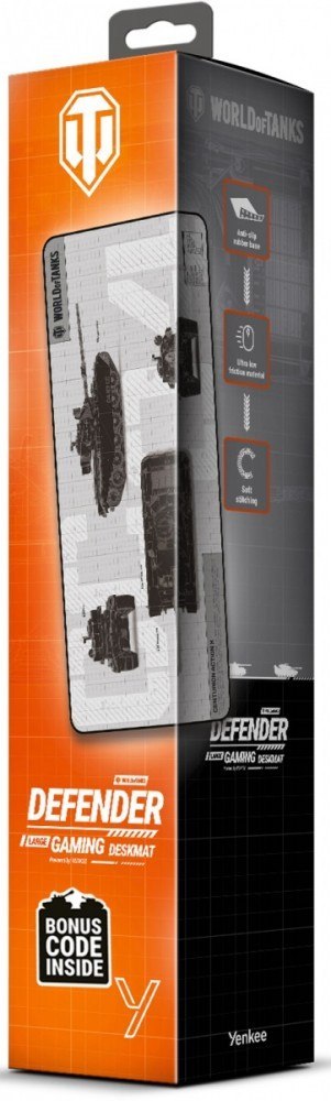 Podkładka pod mysz YENKEE DEFENDER WT90 gamingowa limitowana World of Tanks