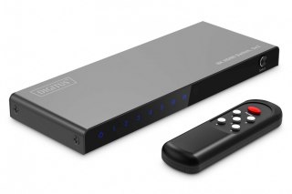 Przełącznik HDMI 8K 5x1 Digitus z pilotem HDR czarny