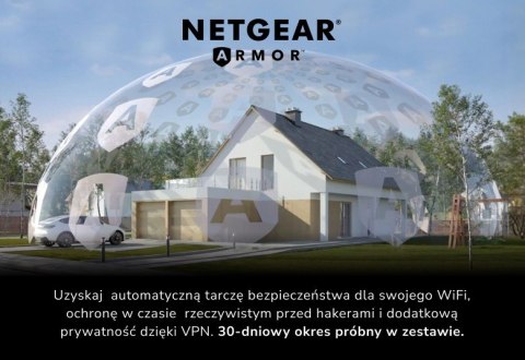 Router Netgear WiFi 7 Nighthawk RS600 18 Gb/s szybki zasięg 360°