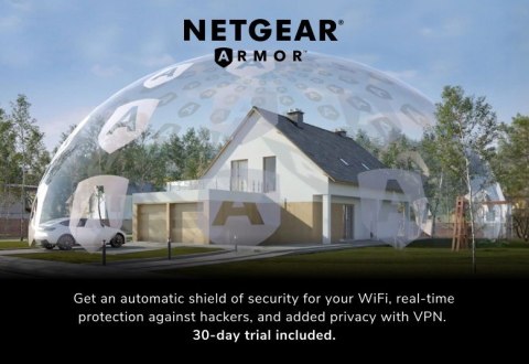 Router WiFi 7 Netgear Nighthawk RS200 6.5 Gb/s szybki zasięg 360°