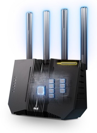 Router Asus WiFi 7 BE9700 RT-BE92U trójzakresowy z zabezpieczeniami