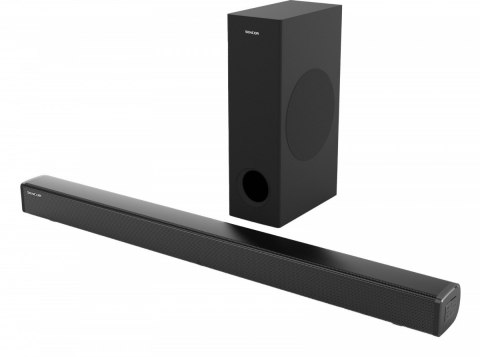 Soundbar Sencor SSB 5500BW 2.1Ch z bezprzewodowym subwooferem 160W