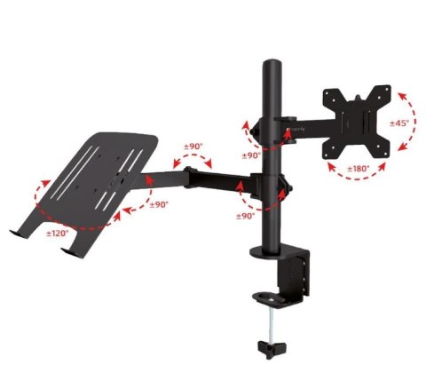 Uchwyt do monitora Techly 13-32 cali biurkowy z regulacją