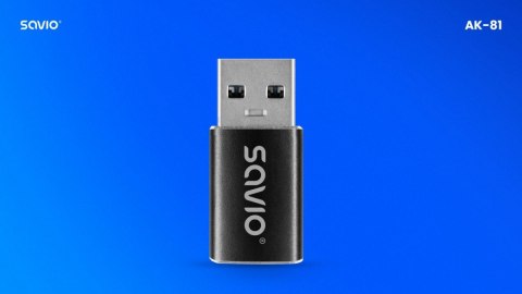 Adapter Savio AK81 USB-C 3.1 do USB-A 3.1 szybki transfer Plug Play