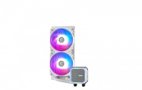 Chłodzenie procesora MSI MAG CORELIQUID A13 240 ARGB białe wydajne cieczą