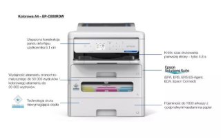 Drukarka Epson WorkForce Pro EP-C800RDW kolorowa wydajna biznesowa