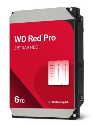 Dysk HDD Western Digital Red Pro 6TB SATA III 7200 RPM do NAS 3,5
