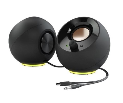 Głośniki Creative Pebble SE Czarny 2.0 z dynamicznym podświetleniem