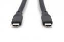 Kabel USB-C Digitus silikonowy 2m 4K 100W 10Gb/s czarny