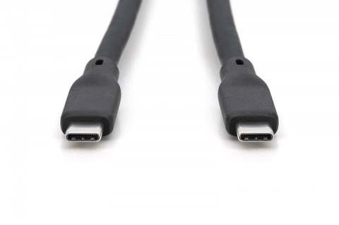 Kabel USB-C Digitus silikonowy 2m 8K 240W 40Gb/s czarny