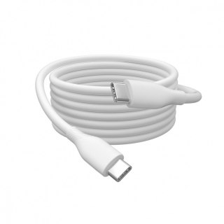 Kabel zasilający Digitus USB-C 2m silikonowy 60W biały szybkie ładowanie