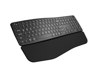 Klawiatura Natec Porifera US bezprzewodowa Bluetooth ergonomiczna z podświetleniem