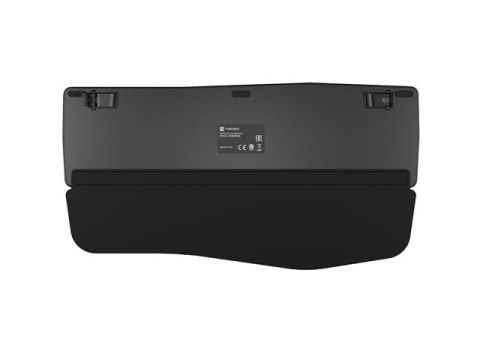 Klawiatura Natec Porifera US bezprzewodowa Bluetooth ergonomiczna z podświetleniem